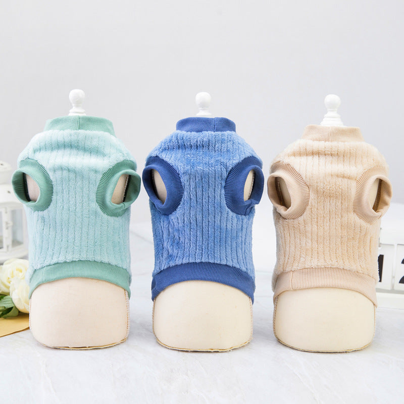 KFX-7700797 Cozy Polyester Pet Sweater for Dogs and Cats - Comfortable Leisure Style