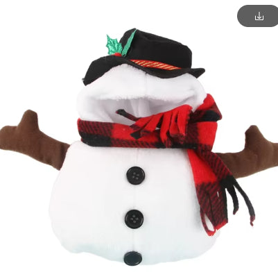 KFX-7702077 Christmas Snowman Dog and Cat Outfit for Halloween and Holiday Festivities