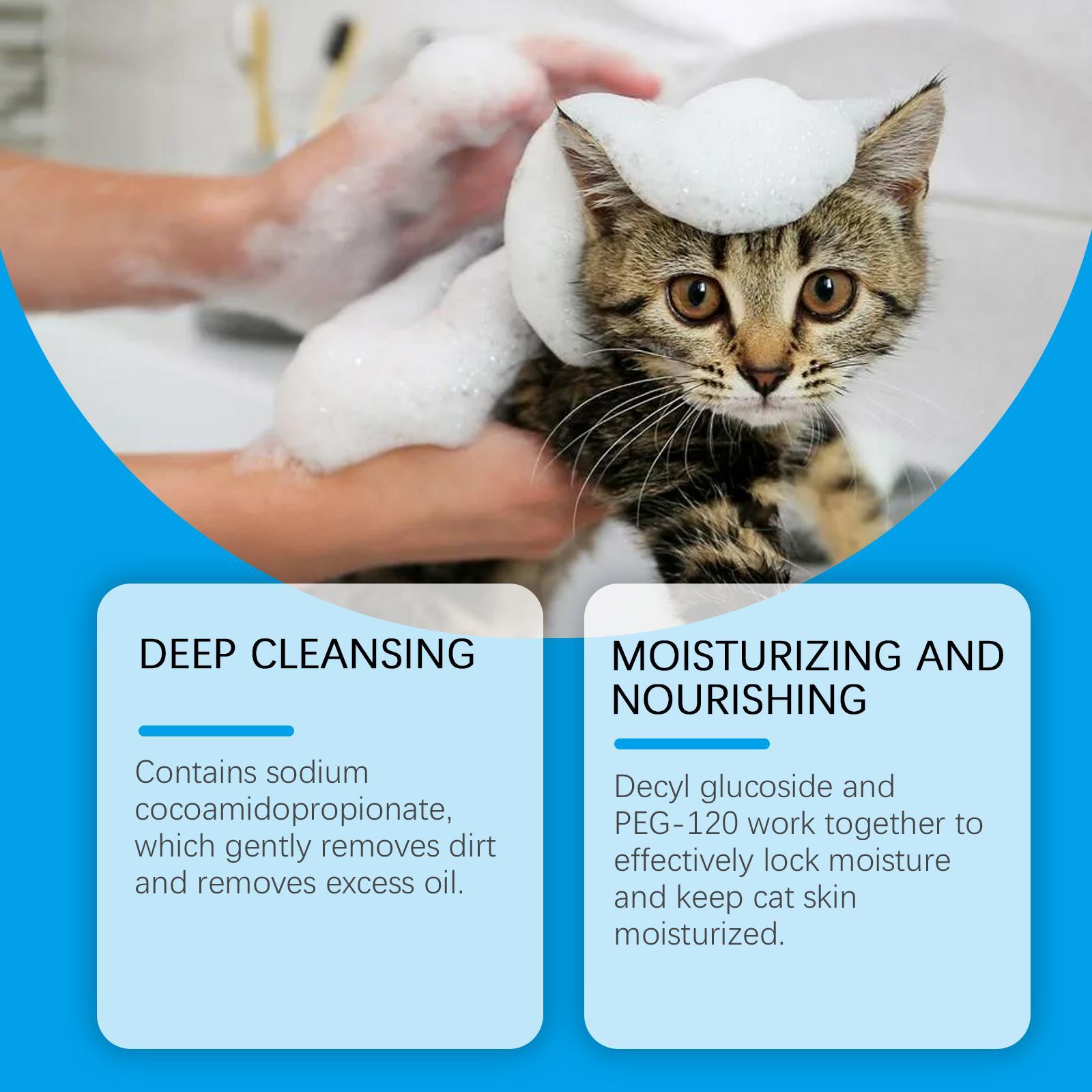 KFX-7703357 Mild Cat Cleaning Mousse - Non-Irritating Pet Foaming Cleanser