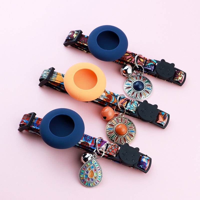 KFX-7703485 Navy Blue, Orange, and Blue Red Protective Covers for Adjustable Pet Collars