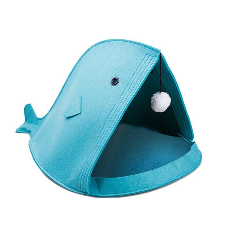 KFX-7705533 Foldable Pet Nest Made from Recyclable Chemical Fiber Felt, Washable and Tear-Resistant, Comfortable for All Seasons