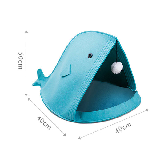 KFX-7705533 Foldable Pet Nest Made from Recyclable Chemical Fiber Felt, Washable and Tear-Resistant, Comfortable for All Seasons