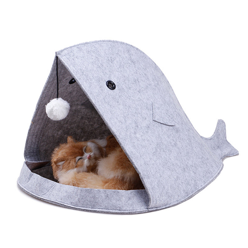 KFX-7705533 Foldable Pet Nest Made from Recyclable Chemical Fiber Felt, Washable and Tear-Resistant, Comfortable for All Seasons