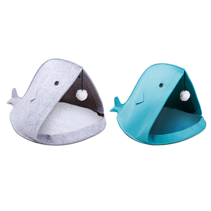 KFX-7705533 Foldable Pet Nest Made from Recyclable Chemical Fiber Felt, Washable and Tear-Resistant, Comfortable for All Seasons