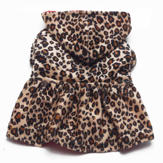 KFX-7705917 Reversible Leopard Print Cotton Dress for Versatile Stylish Outfits