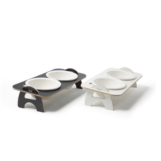 KFX-7707453 Ceramic Cat Food Bowl for Elderly Pets – Ideal for Tea Drinking and Mealtime