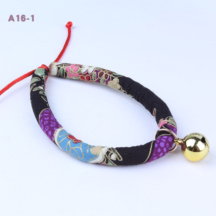 KFX-7709245 Pet Collar Bell Ornaments for Cats and Small Dogs - Adjustable Sizes XS to L