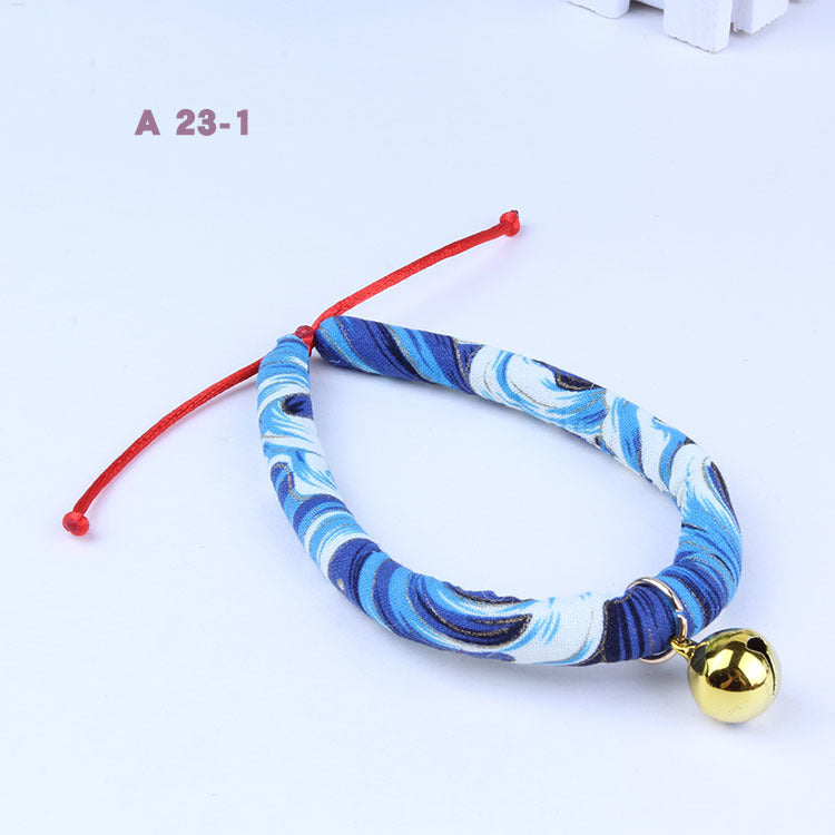 KFX-7709245 Pet Collar Bell Ornaments for Cats and Small Dogs - Adjustable Sizes XS to L