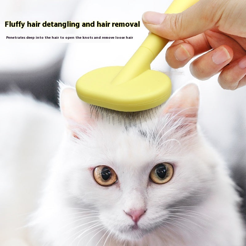 KFX-7712829 Fluffy Nail Scissors Comb for Cats and Dogs – Set of 3 Plastic Combs
