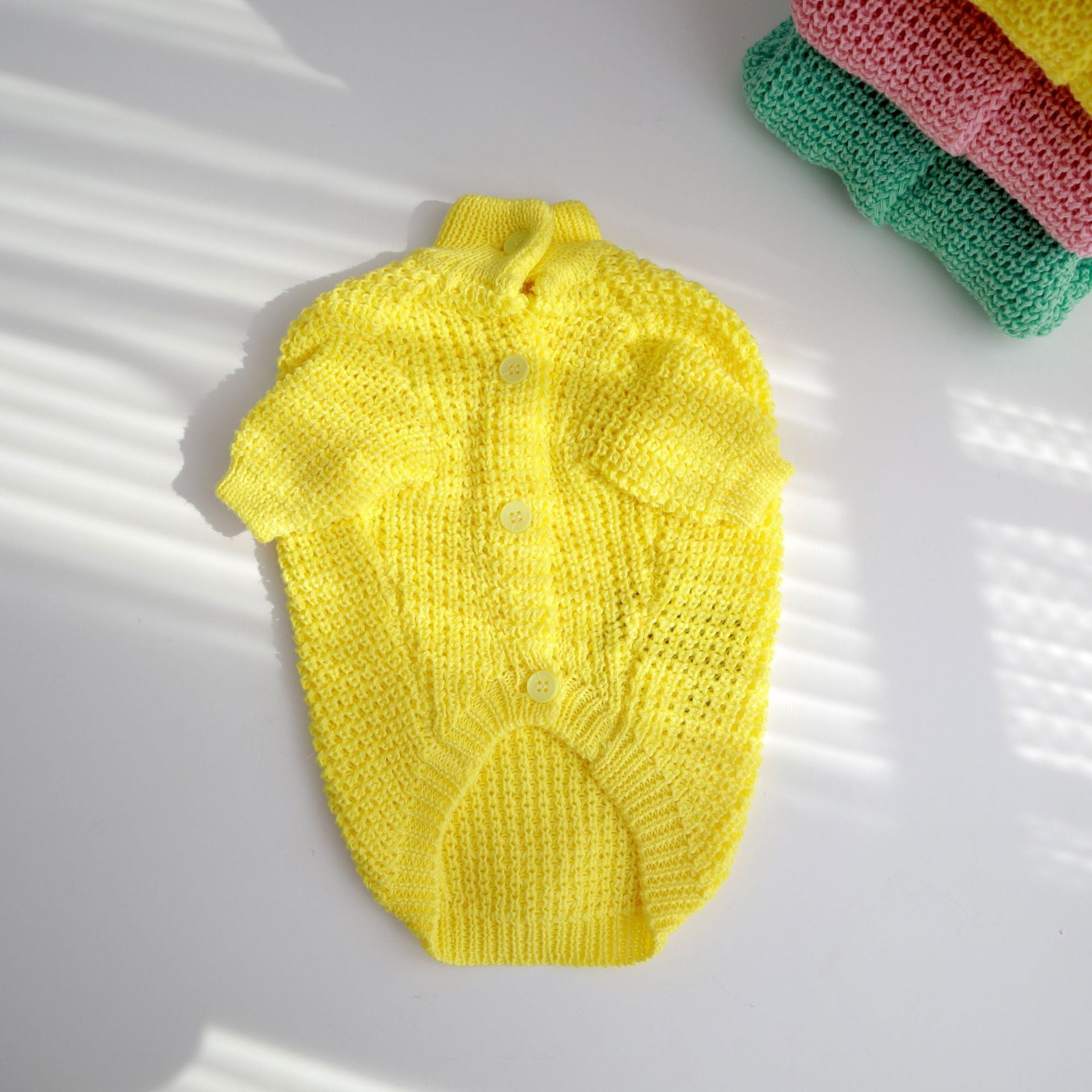 KFX-7715005 Cozy Cotton Sweater for Small and Medium Dogs in Multiple Colors