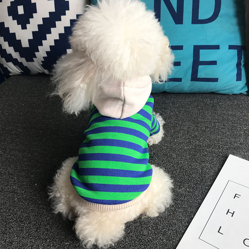 KFX-7715389 Casual Pet Striped Sweater for All Breeds, Soft Cotton Material