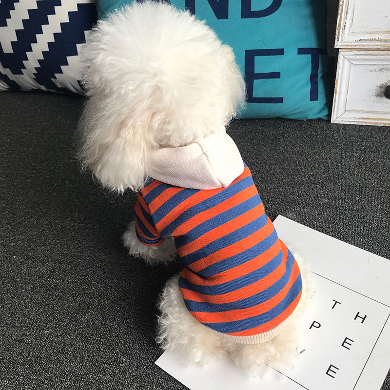 KFX-7715389 Casual Pet Striped Sweater for All Breeds, Soft Cotton Material
