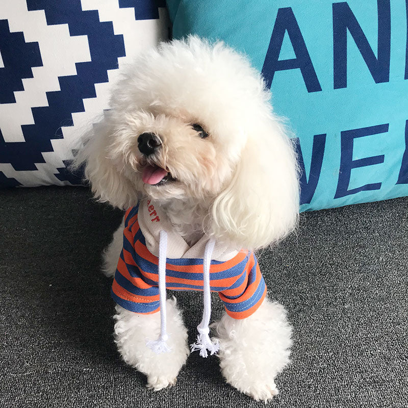 KFX-7715389 Casual Pet Striped Sweater for All Breeds, Soft Cotton Material