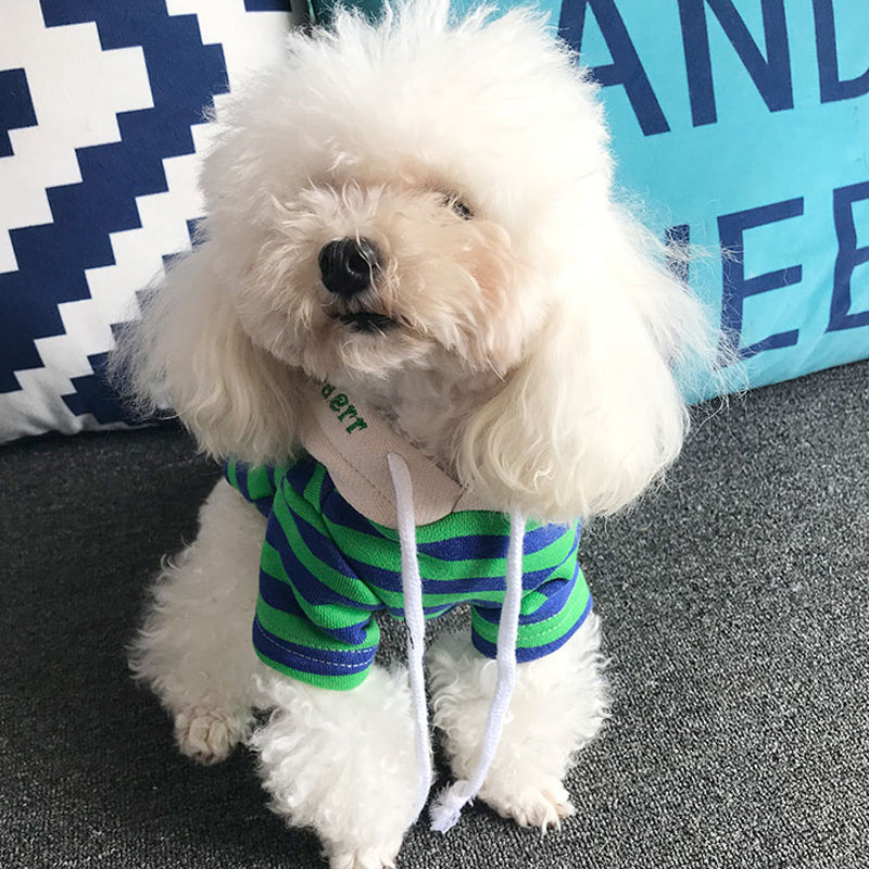 KFX-7715389 Casual Pet Striped Sweater for All Breeds, Soft Cotton Material