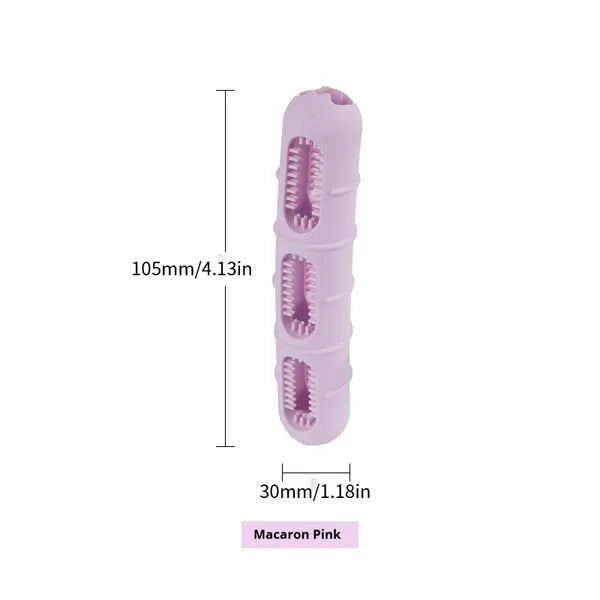KFX-7716669 Dog Chew Toy for Dental Health - Pet Sausage Chew Brush and Cleaning Buddy