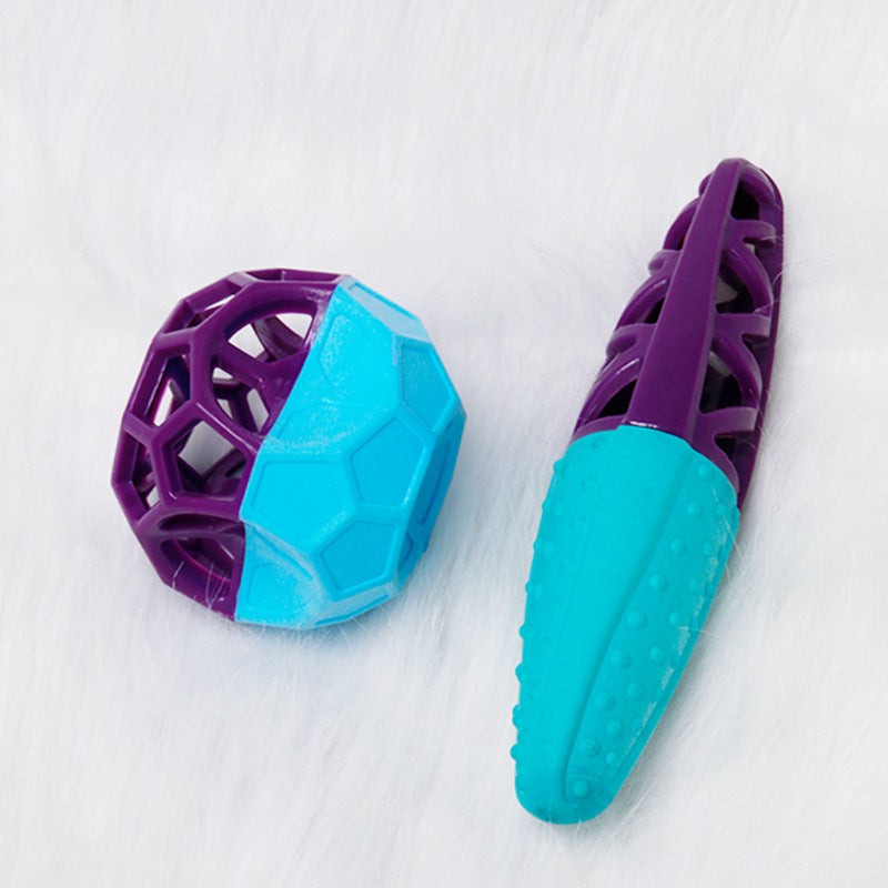 KFX-7717821 Interactive Pet Teether Toy for Chewing and Food Leakage Fun