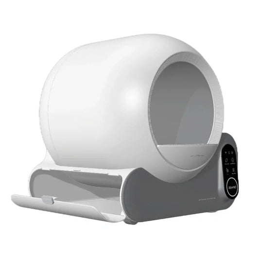 KFX-771859 Extra Large Automatic Self-Cleaning Cat Litter Box with APP Control and Odor Control Features, 10kg Capacity