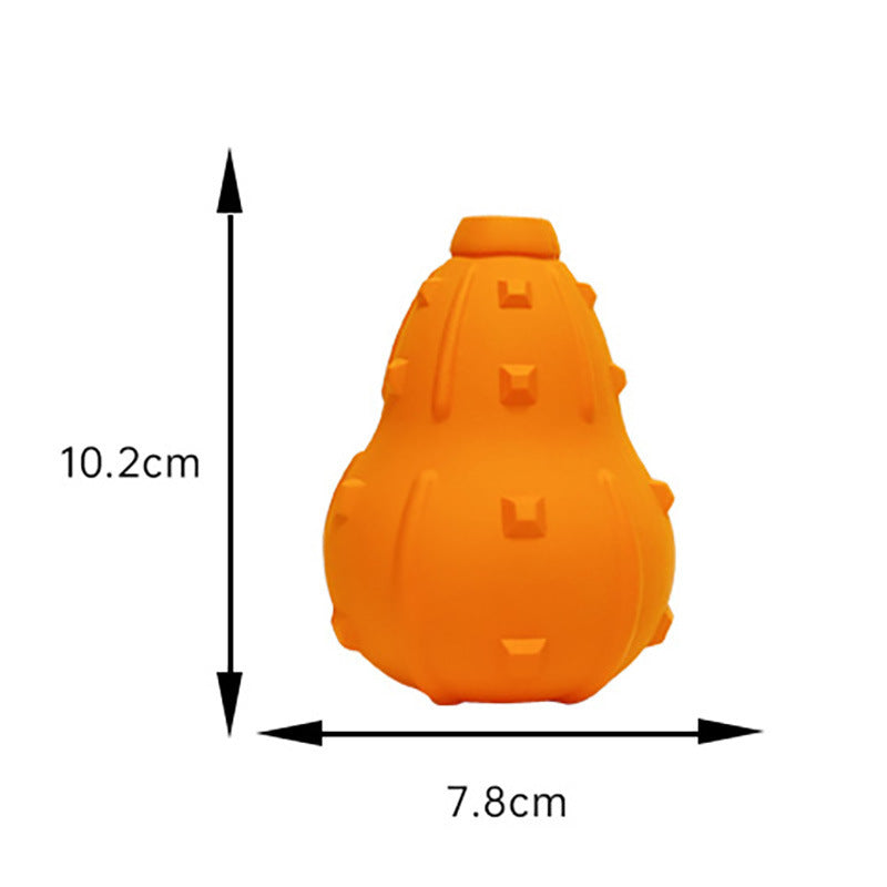KFX-7720253 Durable Interactive Dog Toy for Fetch and Chewing, Treat-Dispensing Natural Rubber Toy for Small to Medium Breeds