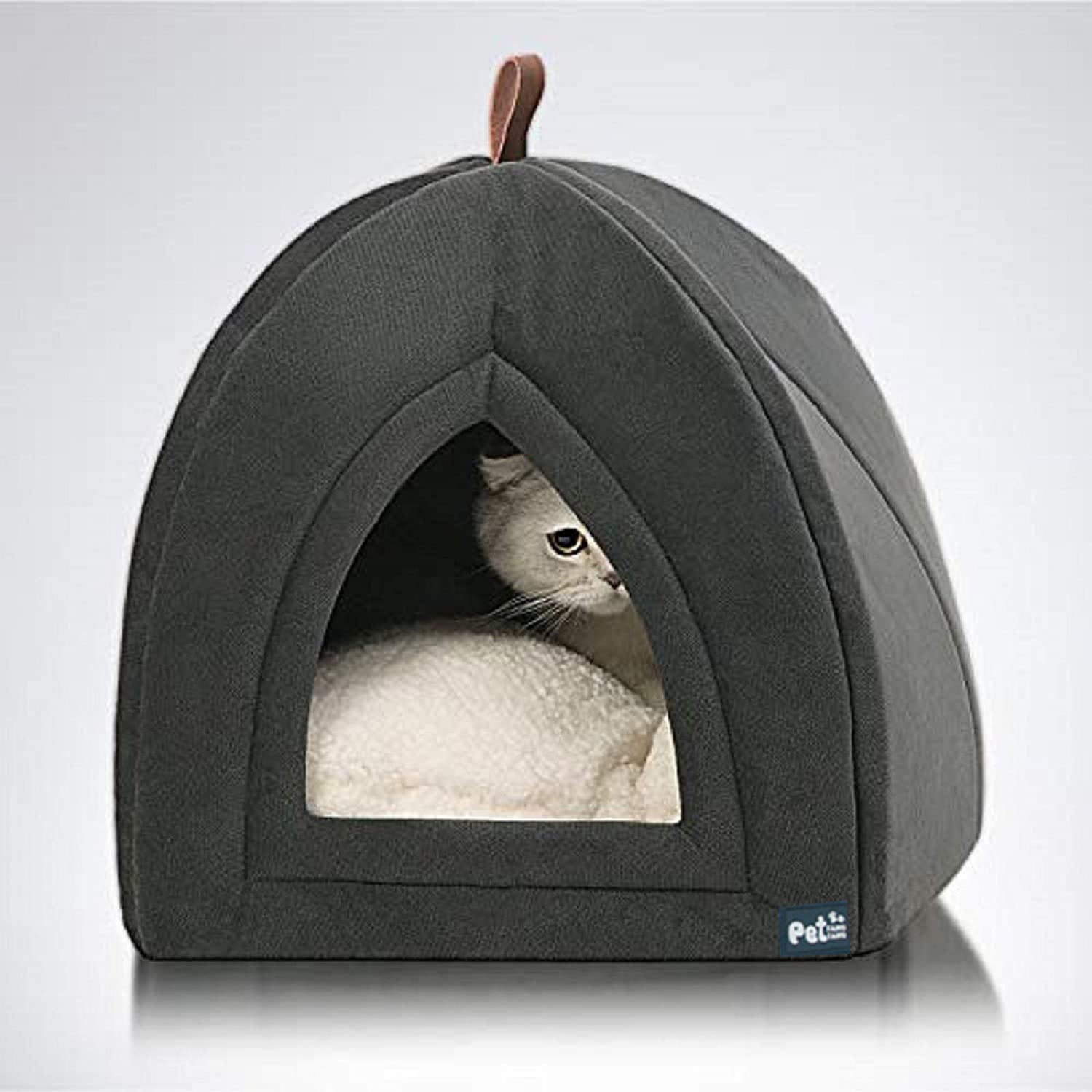 KFX-7721021 Warm Velvet Pet Kennel for Cats and Dogs - Comfortable, Breathable, and Moisture-Proof