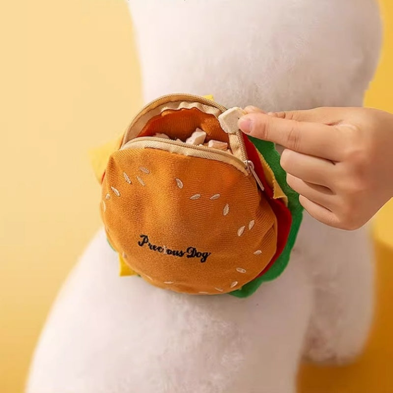 KFX-7722429 Cartoon Hamburger Design Adjustable Vest & Leash Set for Cats and Dogs with Backpack