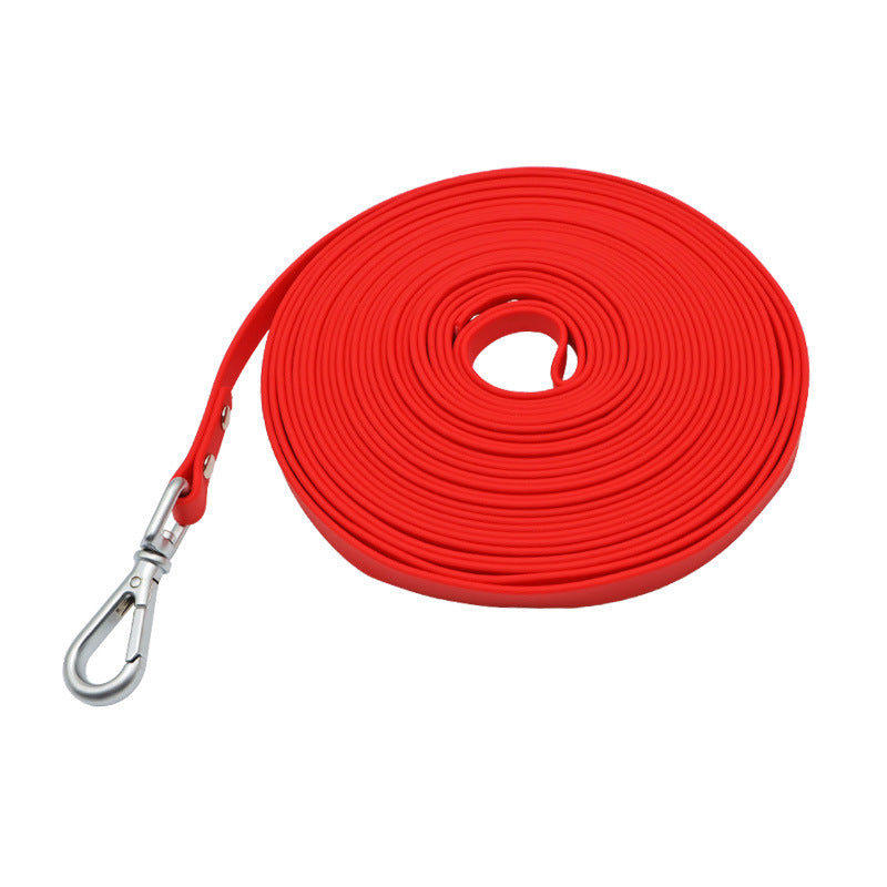 KFX-7722557 Waterproof PVC Handheld Dog Walking Rope - Available in Multiple Colors and Lengths