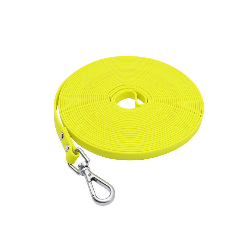 KFX-7722557 Waterproof PVC Handheld Dog Walking Rope - Available in Multiple Colors and Lengths