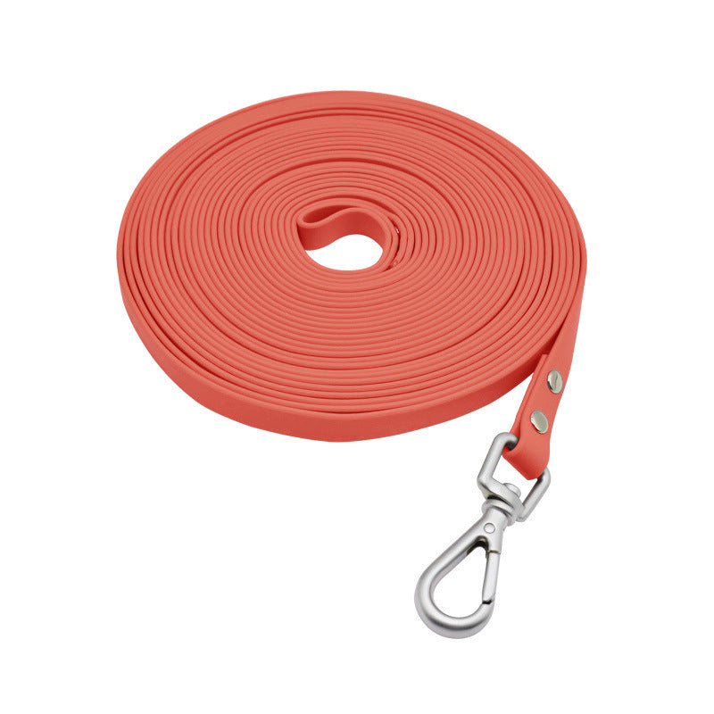 KFX-7722557 Waterproof PVC Handheld Dog Walking Rope - Available in Multiple Colors and Lengths