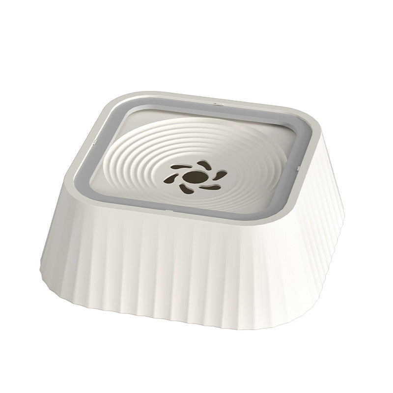 KFX-7722941 Floating Pet Water Bowl with Anti-Tip Design and Large Capacity for Dogs and Cats