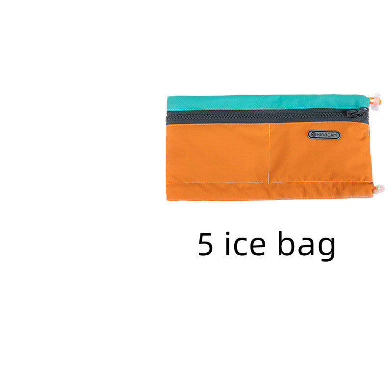 KFX-7723325 Cooling Scarf for Dogs – Green and Orange Options, Size M/L/XL, Quick-Drying Polyester with Ice Packs