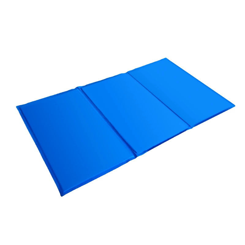 KFX-7724605 Cool Gel Pet Mat - Soft, Comfortable, Easy to Clean Blue Design, 40x50cm