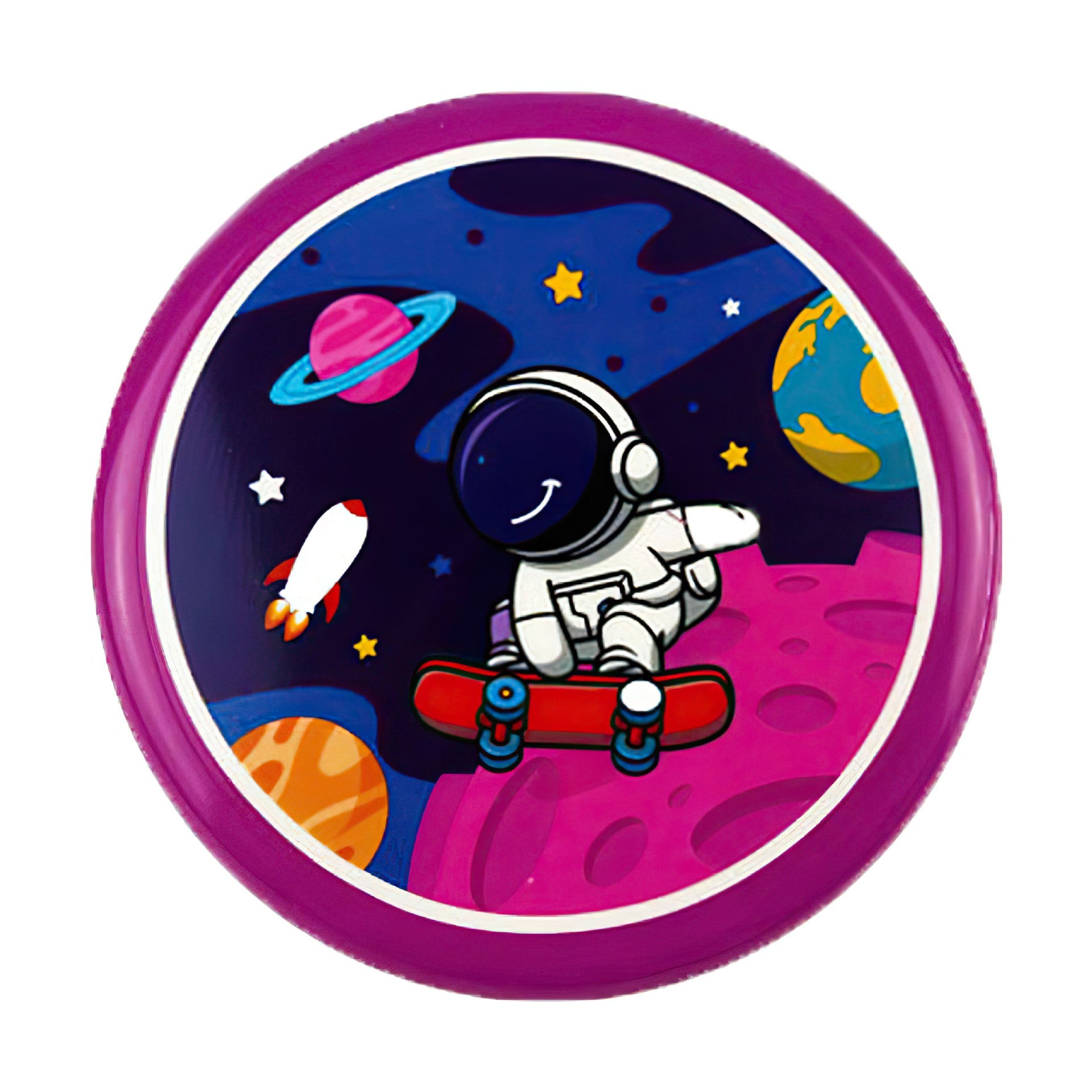 KFX-7732285 Colorful Soft Plastic PU Flying Saucer - 20cm Diameter, Fun for Kids