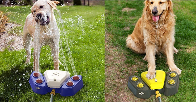 KFX-7734333 Smart Automatic Drinking Fountain for Cats and Dogs - Plastic, American Blue, 429x257x100mm