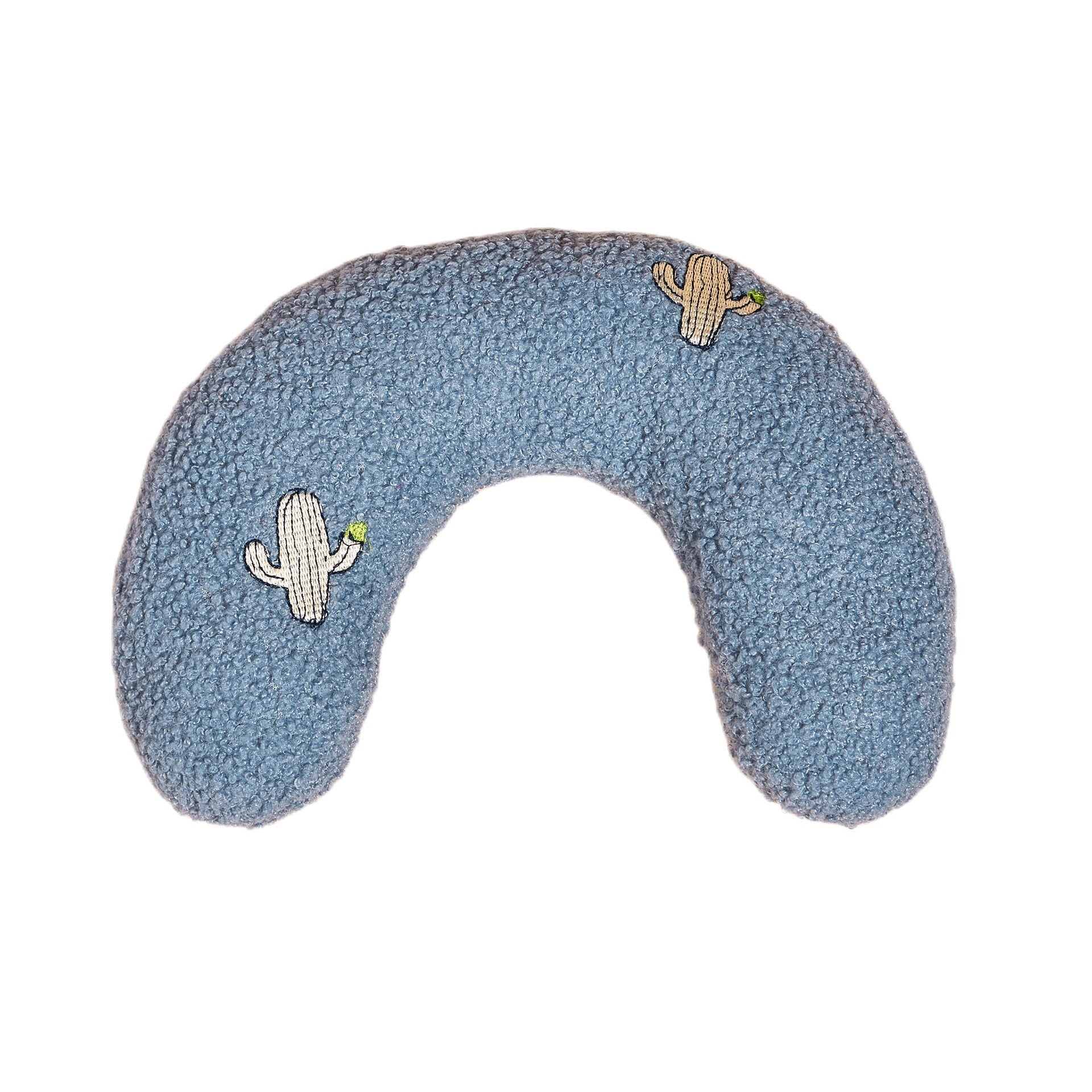 KFX-7735101 U-Shaped Cat Pillow with Catnip, Plush Sleep Aid and Cervical Support Toy in Various Colors