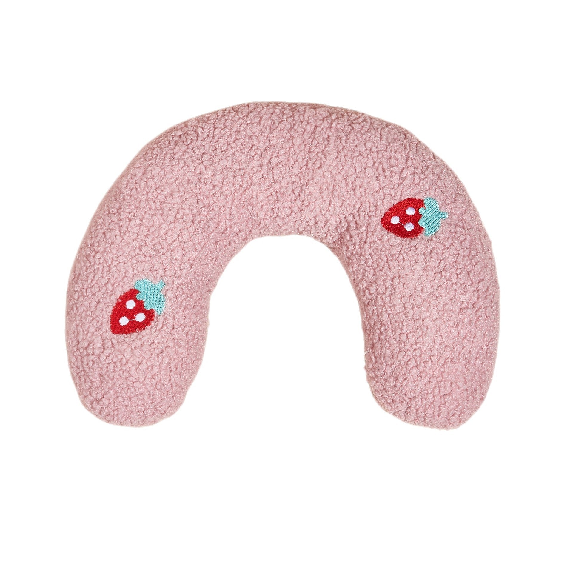 KFX-7735101 U-Shaped Cat Pillow with Catnip, Plush Sleep Aid and Cervical Support Toy in Various Colors