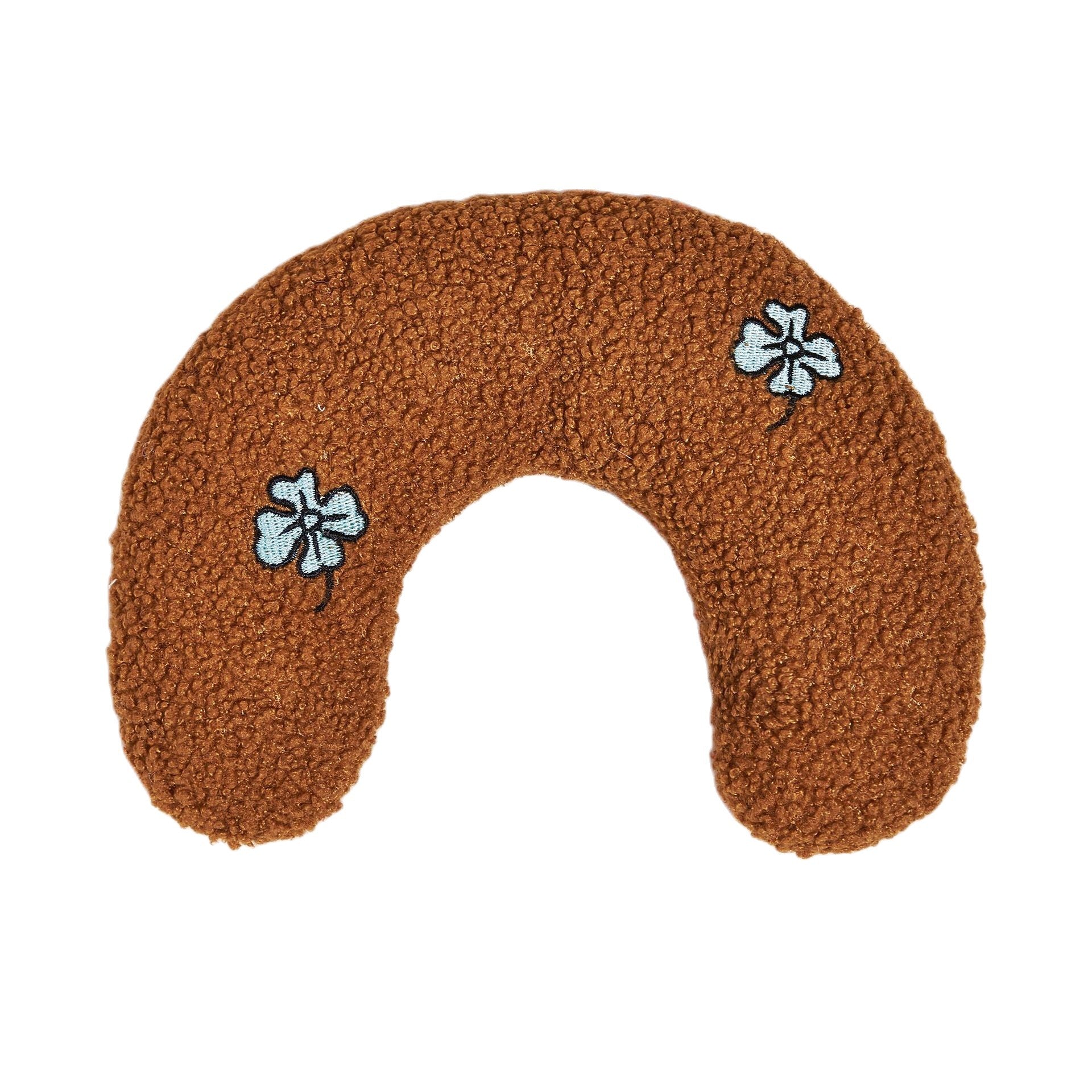 KFX-7735101 U-Shaped Cat Pillow with Catnip, Plush Sleep Aid and Cervical Support Toy in Various Colors