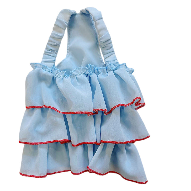 KFX-7735869 Summer Cartoon Pet Suspender Skirt Dress for Dogs in Multiple Sizes