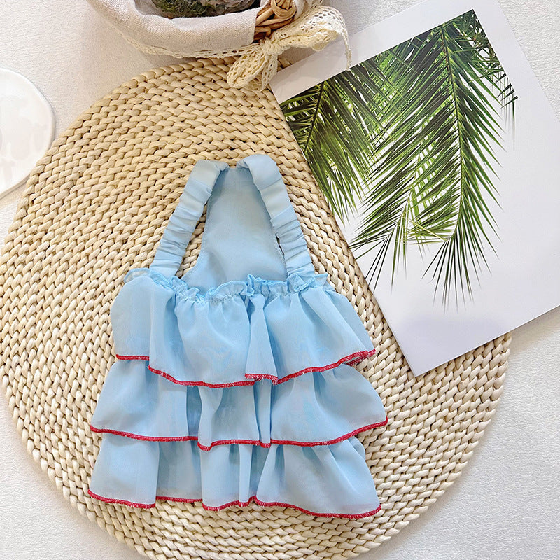 KFX-7735869 Summer Cartoon Pet Suspender Skirt Dress for Dogs in Multiple Sizes