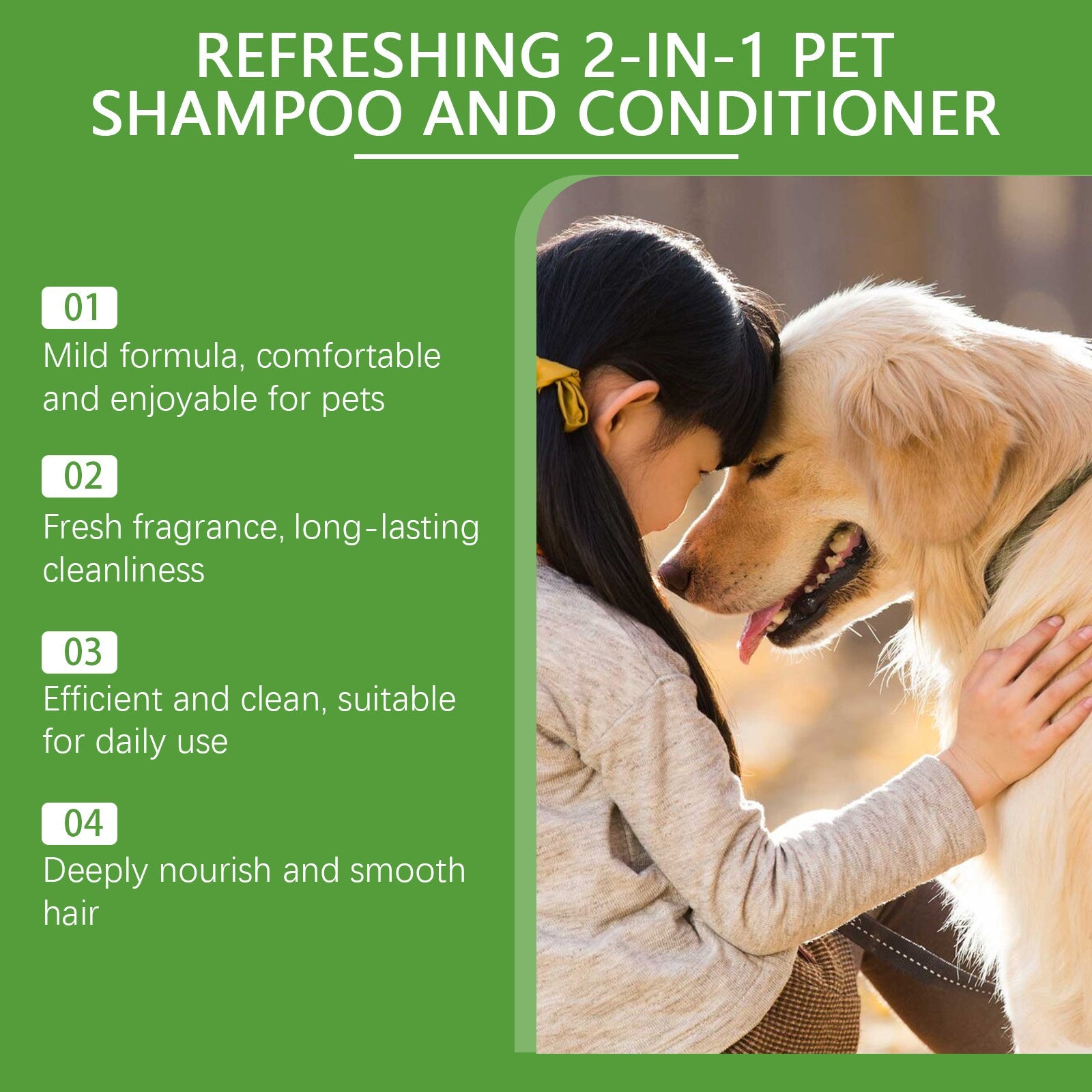 KFX-7736125 2-in-1 Pet Shampoo and Shower Gel with Watermelon and Coconut Extract, 100ml