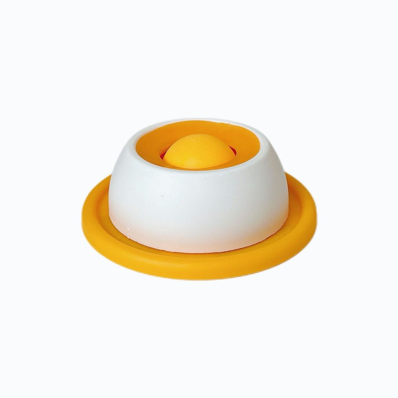 KFX-7736893 Anti-Spill Slow Feeder Cat Toy - Chew-Resistant Treat Dispenser for Boredom Relief