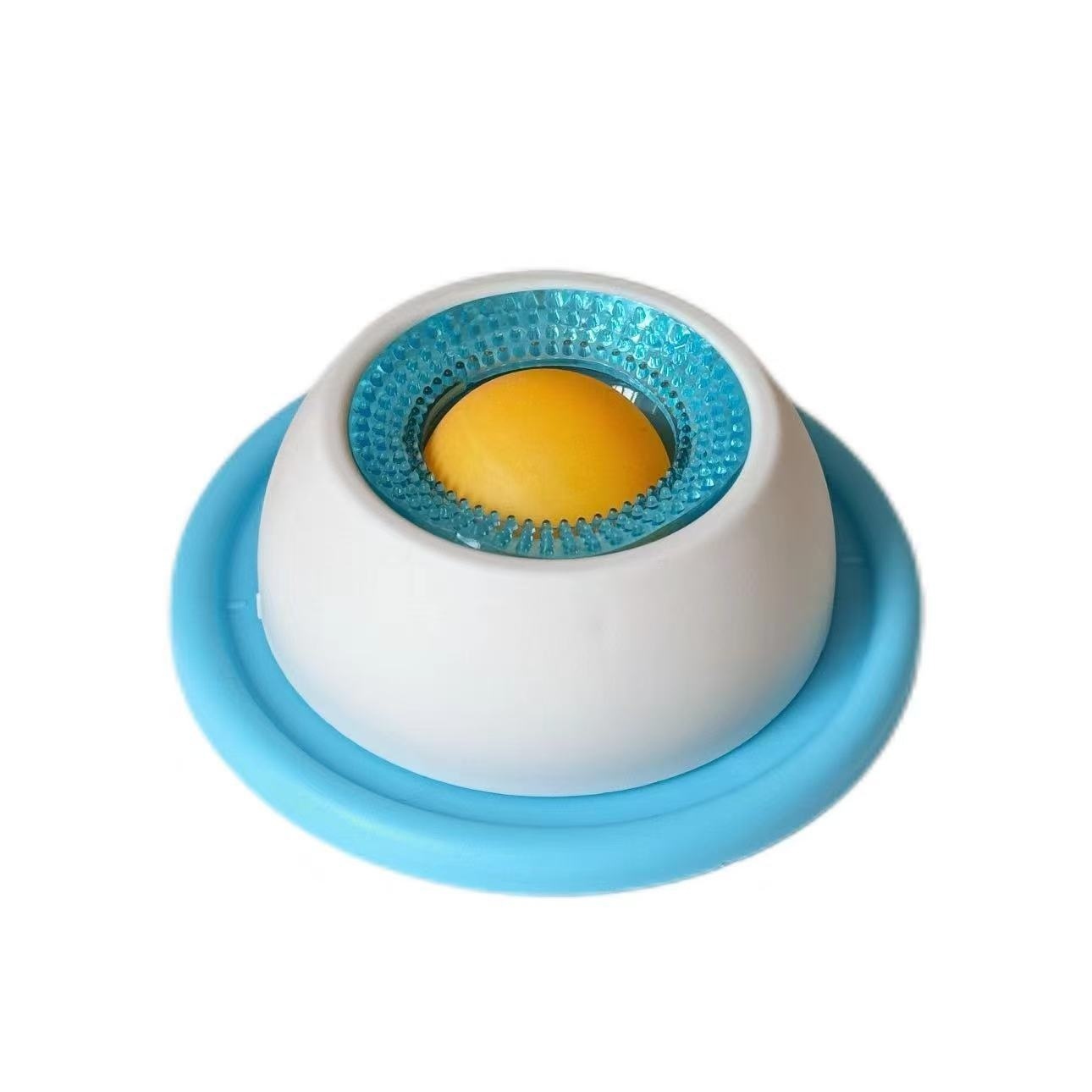 KFX-7736893 Anti-Spill Slow Feeder Cat Toy - Chew-Resistant Treat Dispenser for Boredom Relief