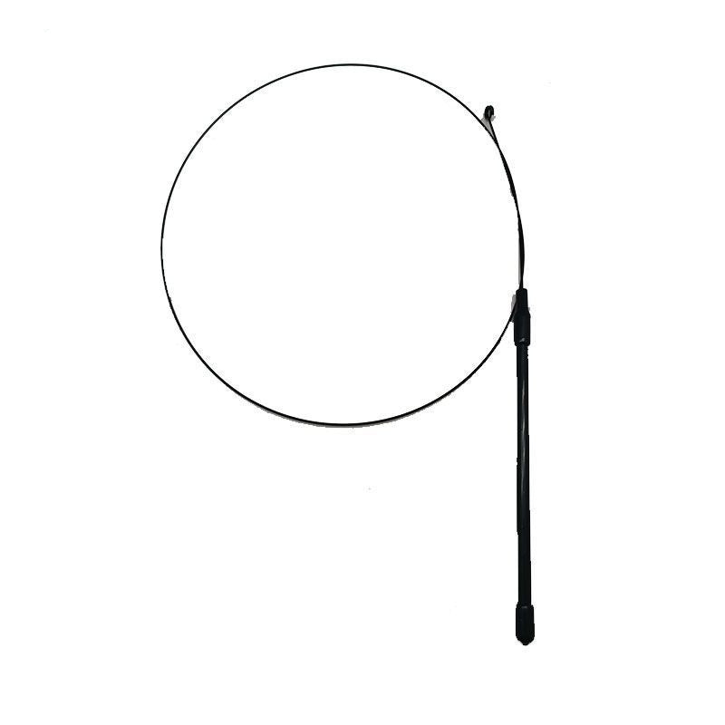 KFX-7739069 Long Elastic Steel Wire Feather Cat Toy with Suction Cup Attachment