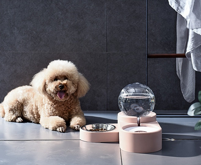 KFX-7740093 Automatic Pet Water Bowl with 1.8L Capacity - Durable PET/HIPS Design