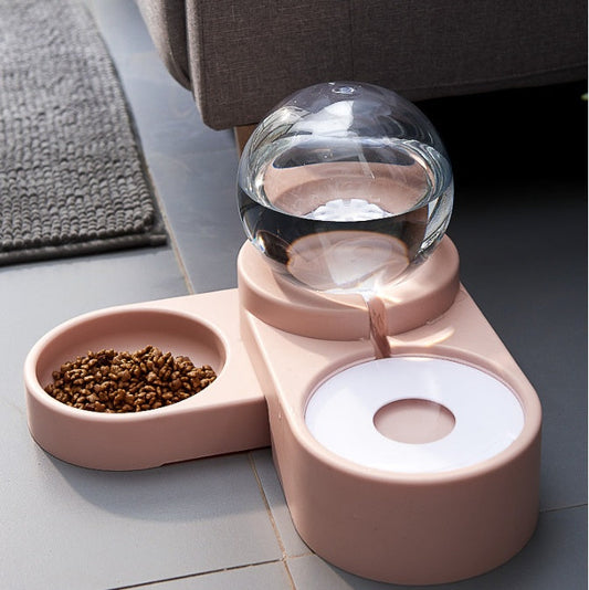 KFX-7740093 Automatic Pet Water Bowl with 1.8L Capacity - Durable PET/HIPS Design