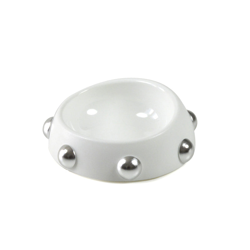 KFX-7740221 Hedgehog Design High-Temperature Resistant Dog and Cat Food Bowl - Antiskid, Inclined Structure, 500ml & 160ml Options