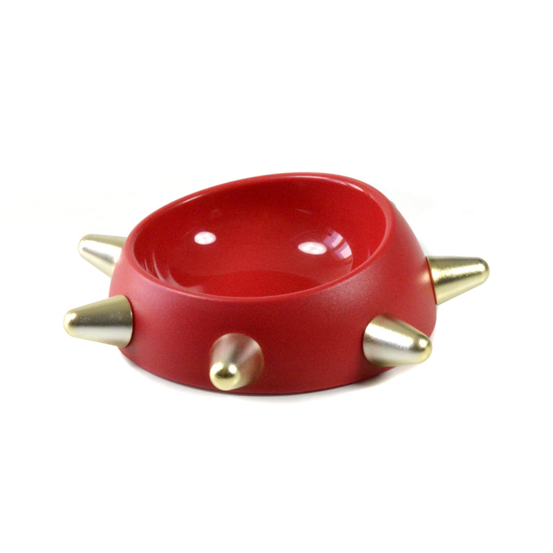 KFX-7740221 Hedgehog Design High-Temperature Resistant Dog and Cat Food Bowl - Antiskid, Inclined Structure, 500ml & 160ml Options