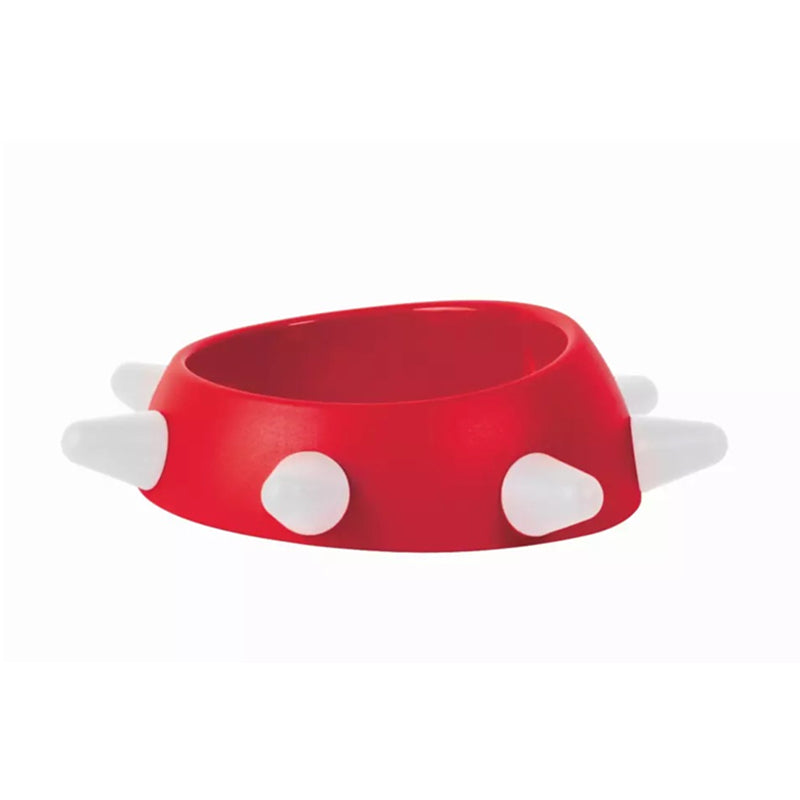 KFX-7740221 Hedgehog Design High-Temperature Resistant Dog and Cat Food Bowl - Antiskid, Inclined Structure, 500ml & 160ml Options