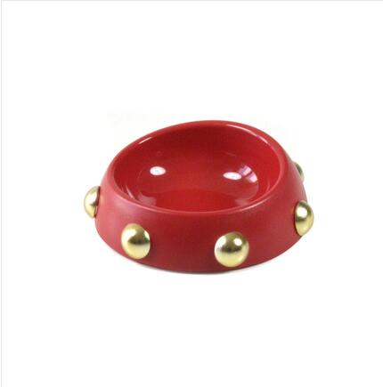 KFX-7740221 Hedgehog Design High-Temperature Resistant Dog and Cat Food Bowl - Antiskid, Inclined Structure, 500ml & 160ml Options