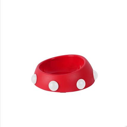 KFX-7740221 Hedgehog Design High-Temperature Resistant Dog and Cat Food Bowl - Antiskid, Inclined Structure, 500ml & 160ml Options