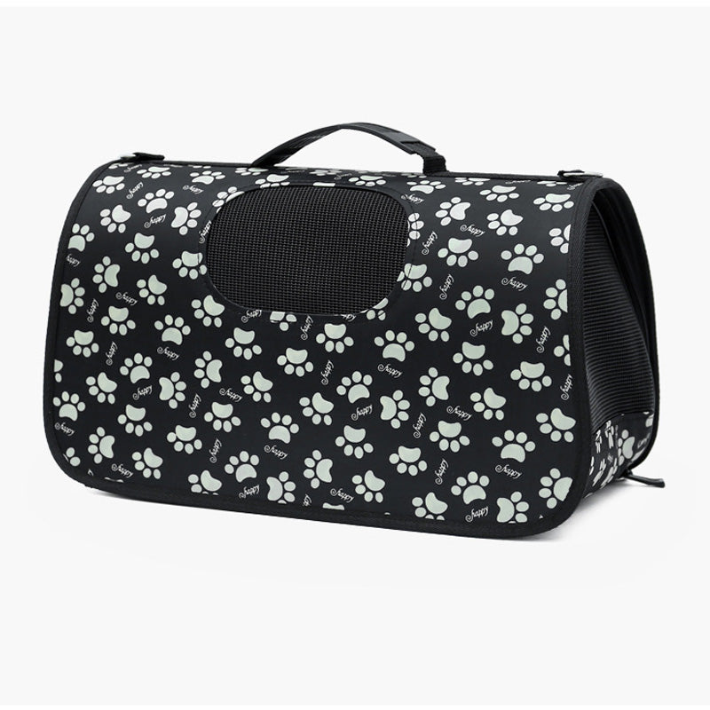 KFX-7740477 Cartoon Diagonal Pet Carrier Bag in Oxford Material - Sizes S, M, L Available