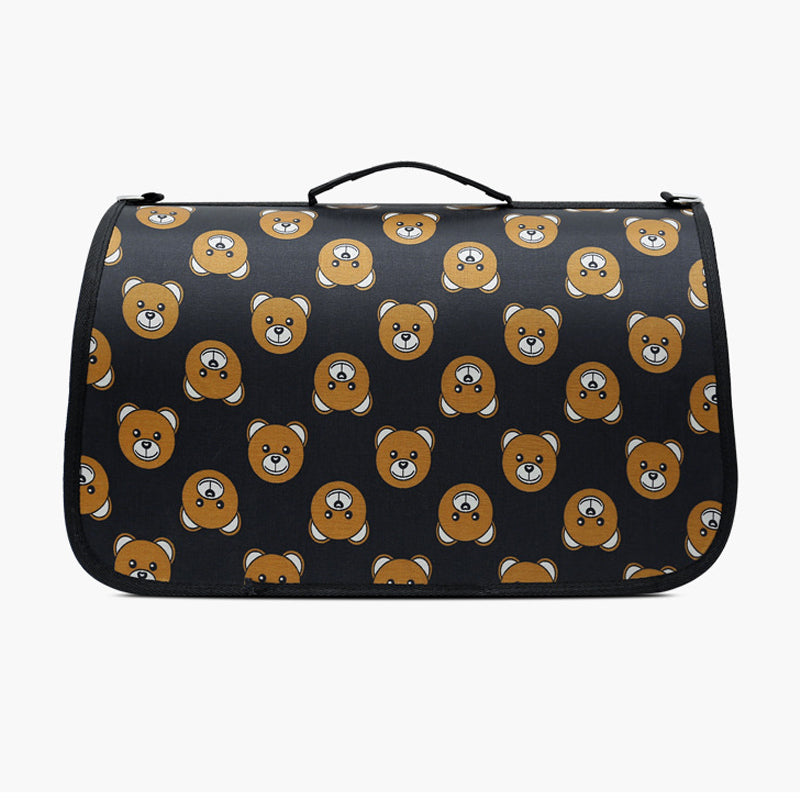 KFX-7740477 Cartoon Diagonal Pet Carrier Bag in Oxford Material - Sizes S, M, L Available